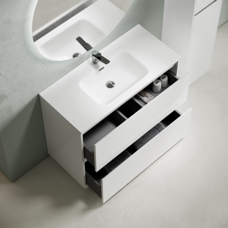 Тумба под раковину Sancos Libra Floor LB100FW 100х50 напольная цвет белый